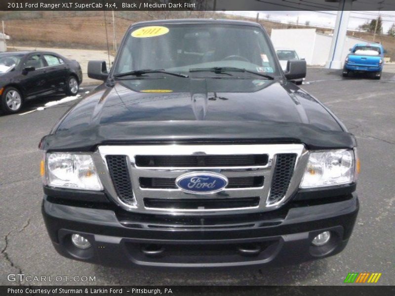 Black / Medium Dark Flint 2011 Ford Ranger XLT SuperCab 4x4