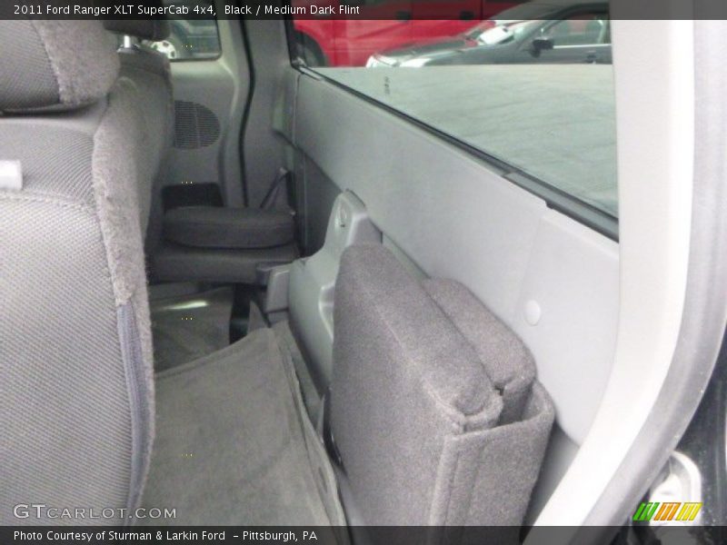 Rear Seat of 2011 Ranger XLT SuperCab 4x4