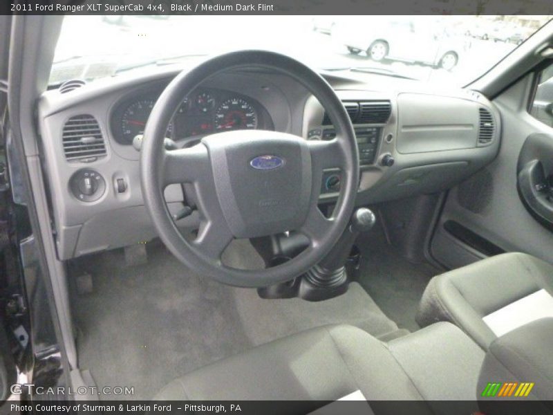 Medium Dark Flint Interior - 2011 Ranger XLT SuperCab 4x4 