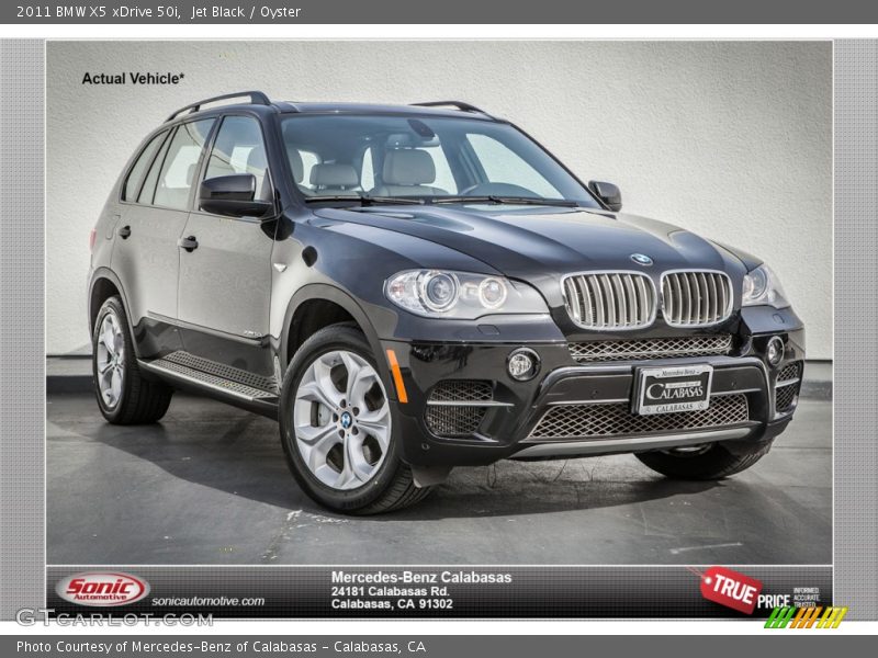 Jet Black / Oyster 2011 BMW X5 xDrive 50i