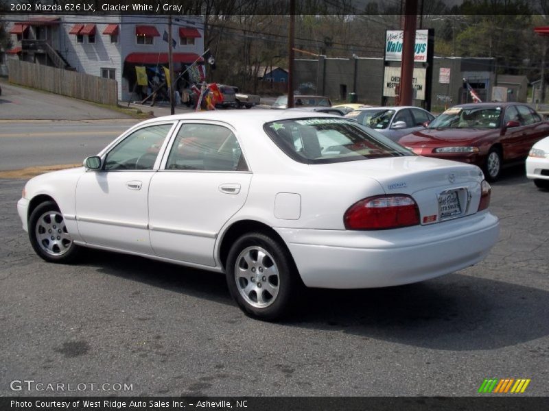 Glacier White / Gray 2002 Mazda 626 LX