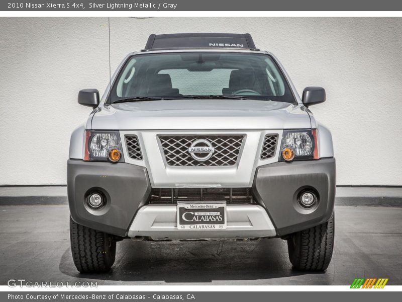 Silver Lightning Metallic / Gray 2010 Nissan Xterra S 4x4