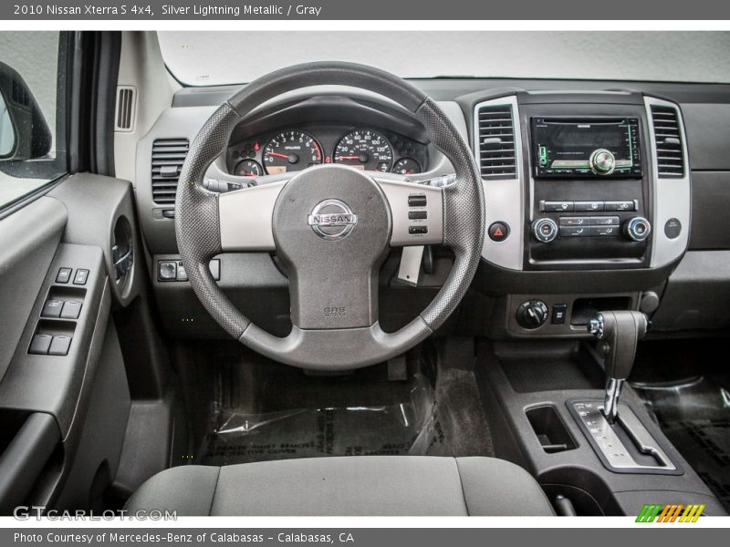 Silver Lightning Metallic / Gray 2010 Nissan Xterra S 4x4
