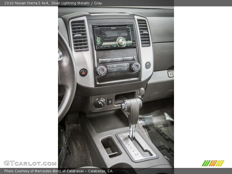 Silver Lightning Metallic / Gray 2010 Nissan Xterra S 4x4