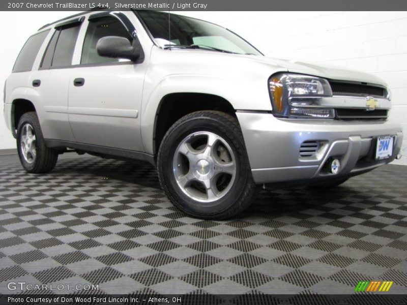 Silverstone Metallic / Light Gray 2007 Chevrolet TrailBlazer LS 4x4
