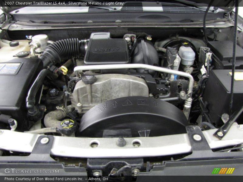 Silverstone Metallic / Light Gray 2007 Chevrolet TrailBlazer LS 4x4
