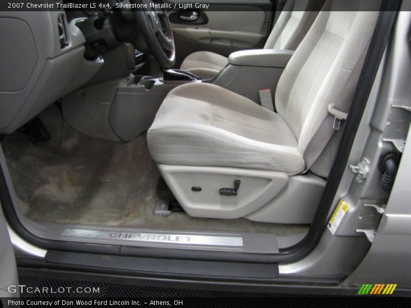 Silverstone Metallic / Light Gray 2007 Chevrolet TrailBlazer LS 4x4