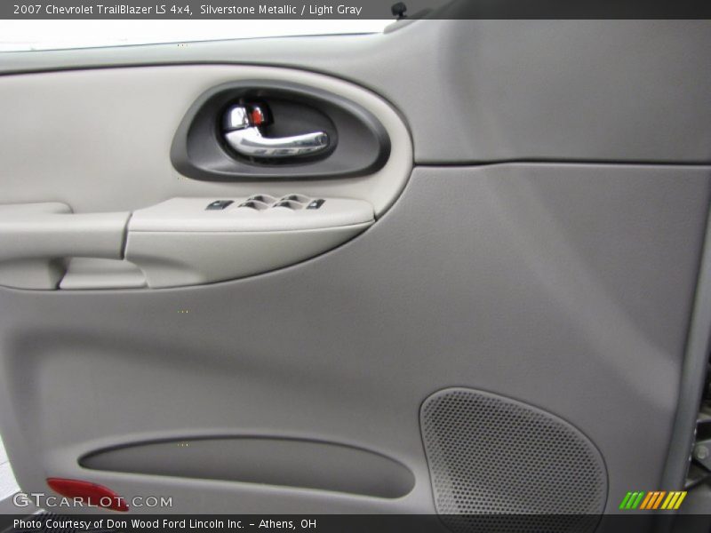 Silverstone Metallic / Light Gray 2007 Chevrolet TrailBlazer LS 4x4