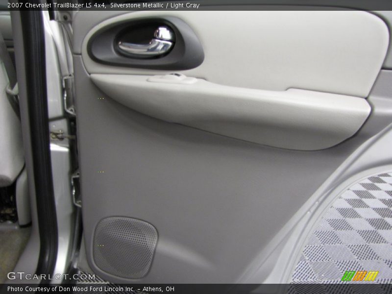 Silverstone Metallic / Light Gray 2007 Chevrolet TrailBlazer LS 4x4