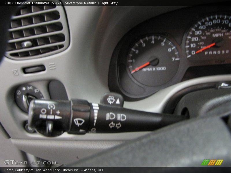 Silverstone Metallic / Light Gray 2007 Chevrolet TrailBlazer LS 4x4