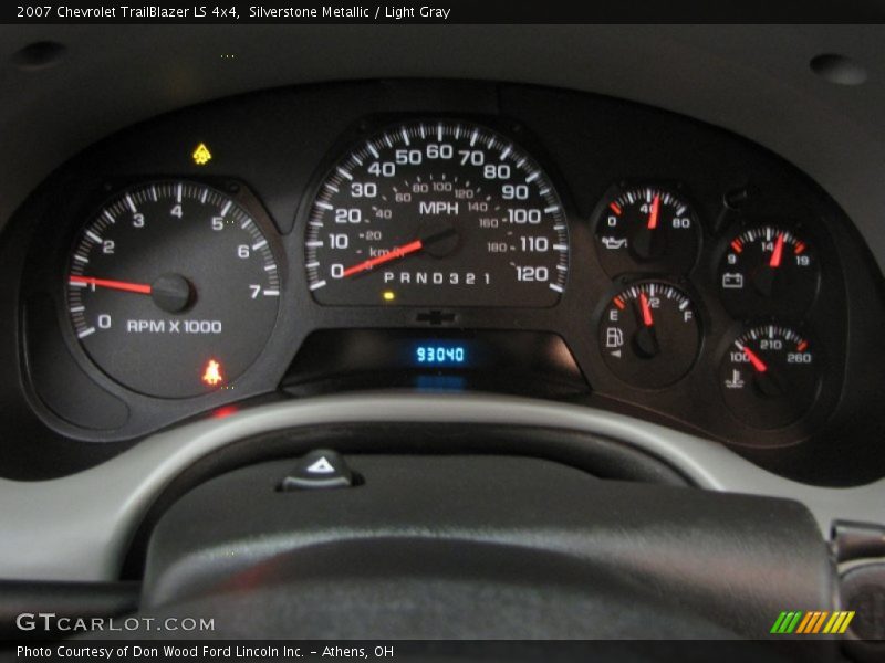 Silverstone Metallic / Light Gray 2007 Chevrolet TrailBlazer LS 4x4