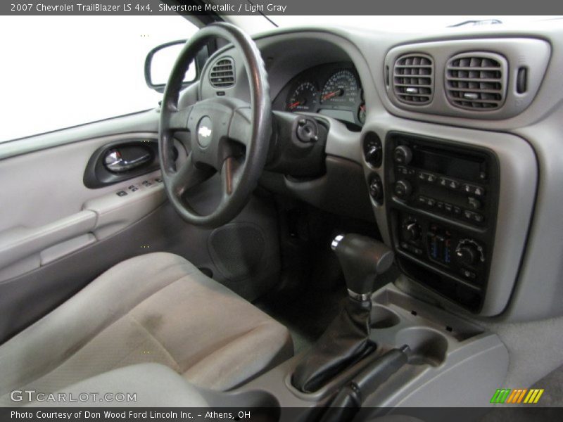 Silverstone Metallic / Light Gray 2007 Chevrolet TrailBlazer LS 4x4