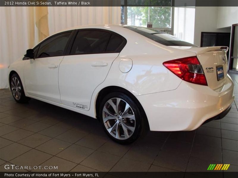 Taffeta White / Black 2012 Honda Civic Si Sedan