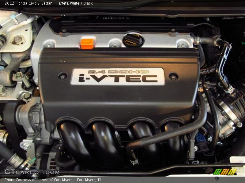 Taffeta White / Black 2012 Honda Civic Si Sedan