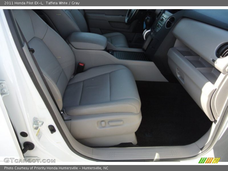 Taffeta White / Gray 2011 Honda Pilot EX-L