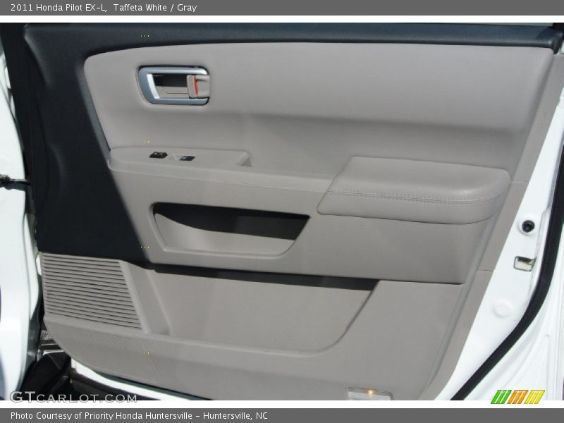 Taffeta White / Gray 2011 Honda Pilot EX-L