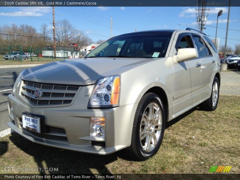 Gold Mist / Cashmere/Cocoa 2008 Cadillac SRX V8