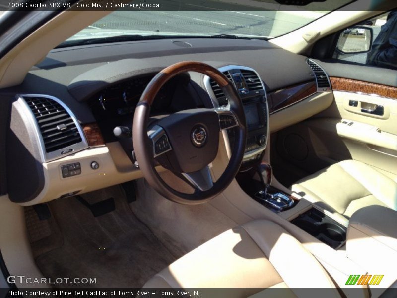 Gold Mist / Cashmere/Cocoa 2008 Cadillac SRX V8