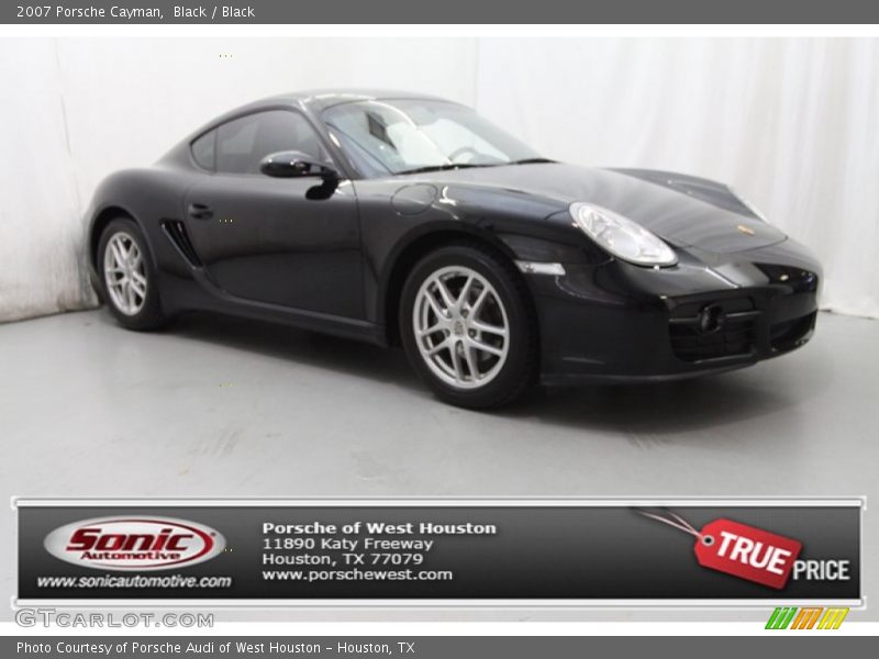 Black / Black 2007 Porsche Cayman