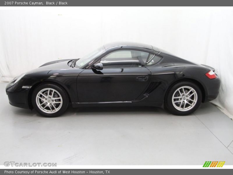 Black / Black 2007 Porsche Cayman