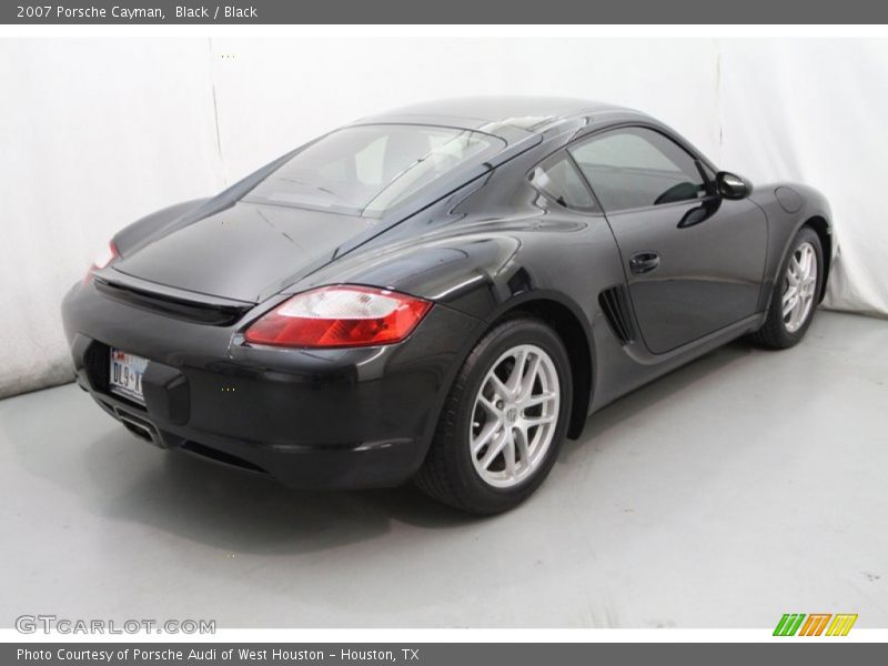 Black / Black 2007 Porsche Cayman