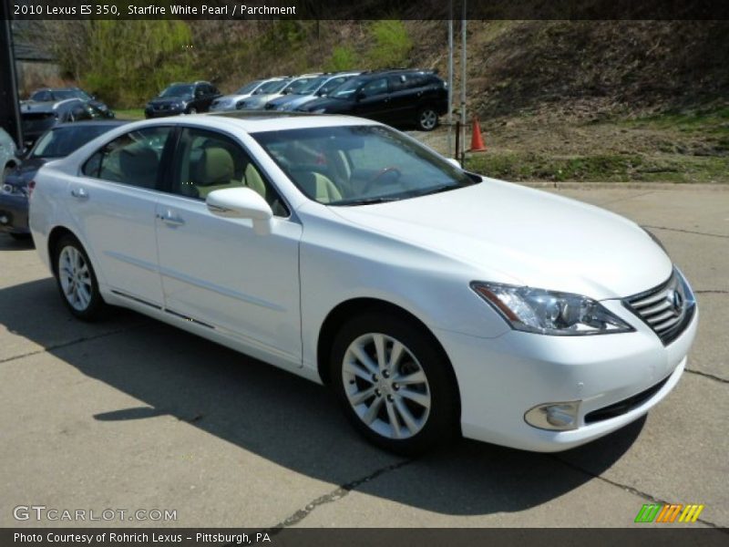 Starfire White Pearl / Parchment 2010 Lexus ES 350