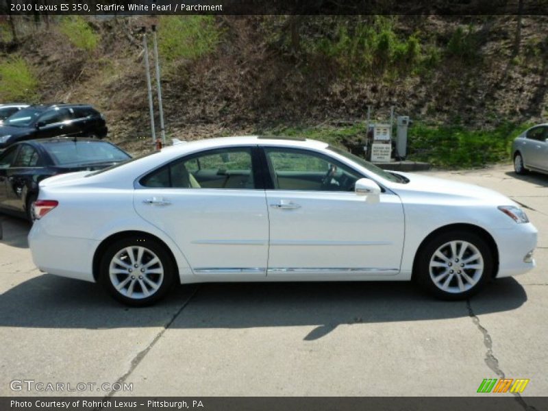 Starfire White Pearl / Parchment 2010 Lexus ES 350