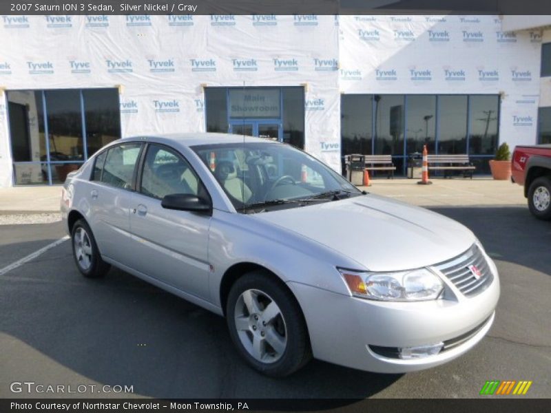 Silver Nickel / Gray 2007 Saturn ION 3 Sedan