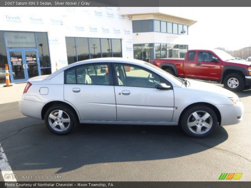 Silver Nickel / Gray 2007 Saturn ION 3 Sedan