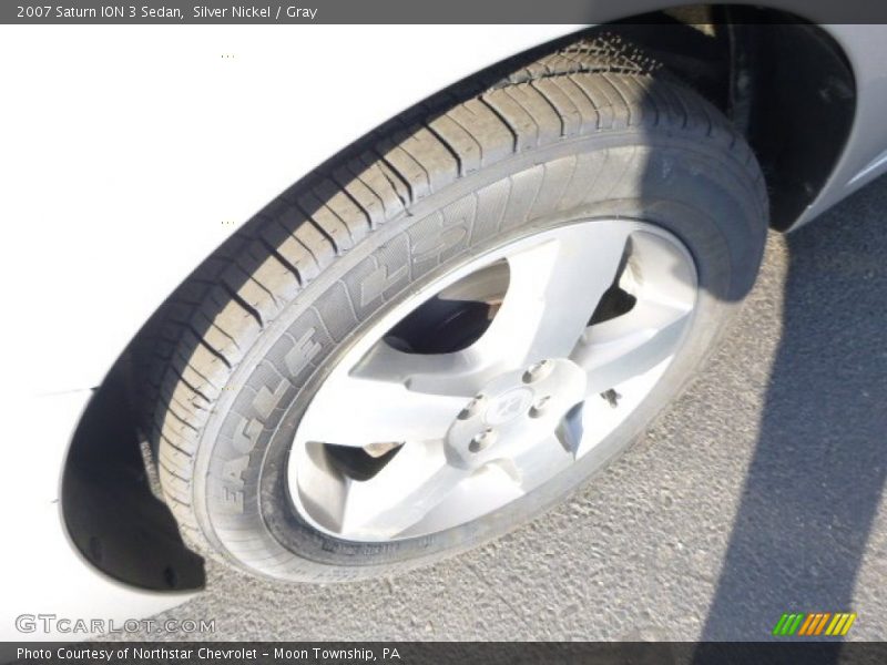 Silver Nickel / Gray 2007 Saturn ION 3 Sedan