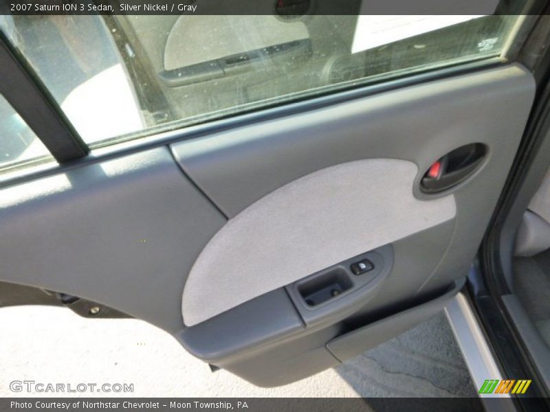 Silver Nickel / Gray 2007 Saturn ION 3 Sedan