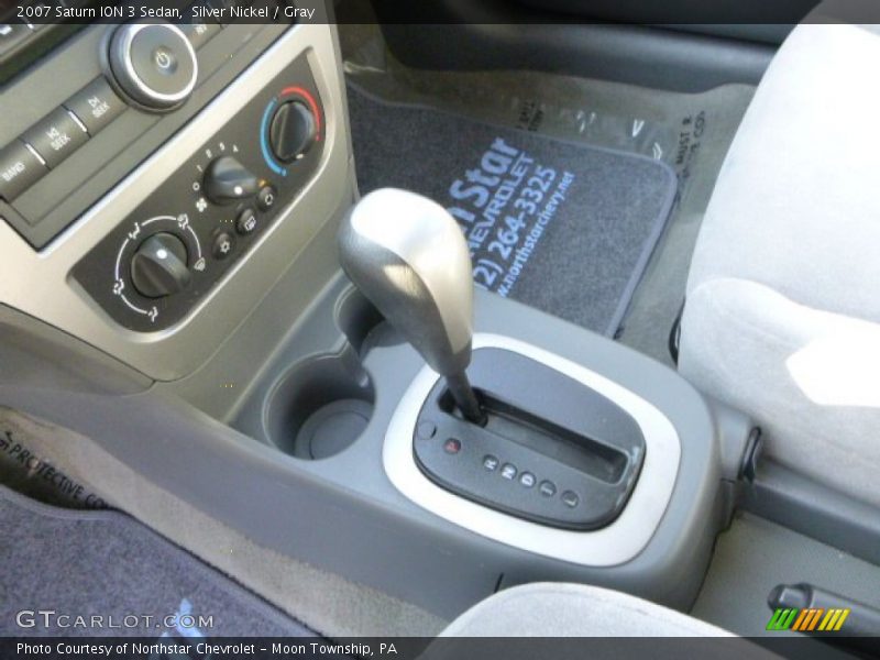 Silver Nickel / Gray 2007 Saturn ION 3 Sedan