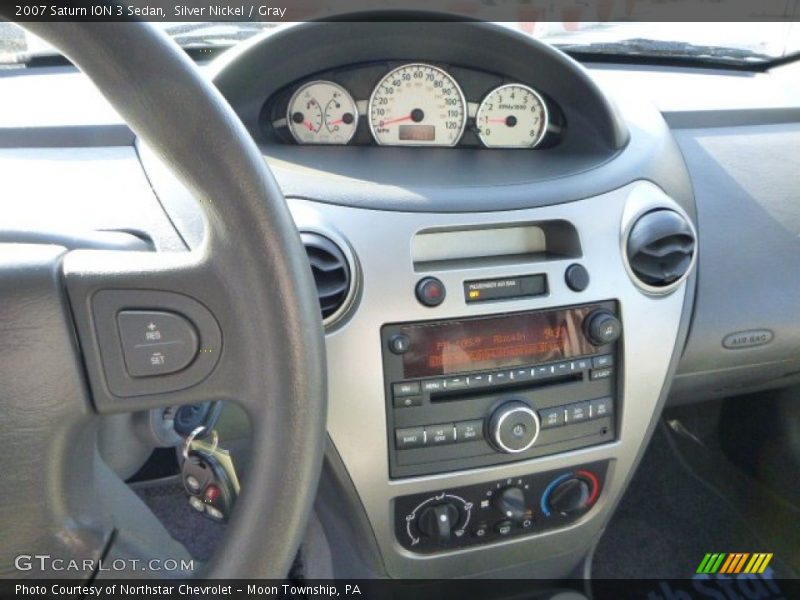 Silver Nickel / Gray 2007 Saturn ION 3 Sedan