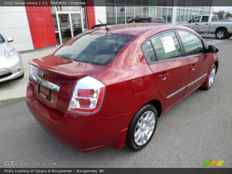 Red Brick / Charcoal 2012 Nissan Sentra 2.0 S