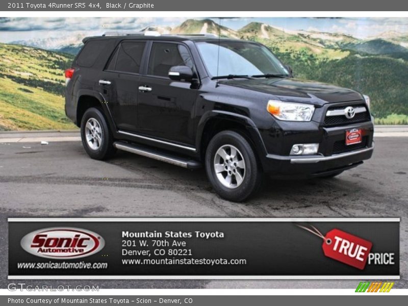 Black / Graphite 2011 Toyota 4Runner SR5 4x4