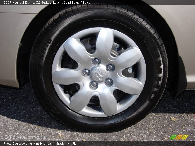 Laguna Sand Beige / Beige 2007 Hyundai Elantra GLS Sedan