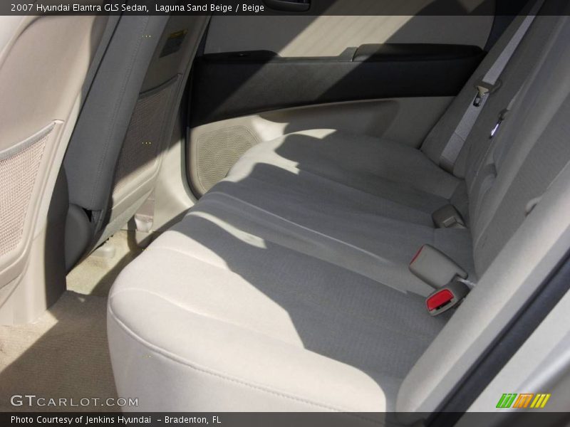 Laguna Sand Beige / Beige 2007 Hyundai Elantra GLS Sedan