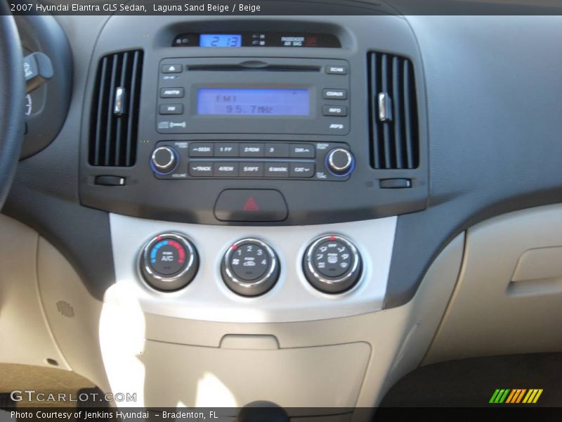 Laguna Sand Beige / Beige 2007 Hyundai Elantra GLS Sedan