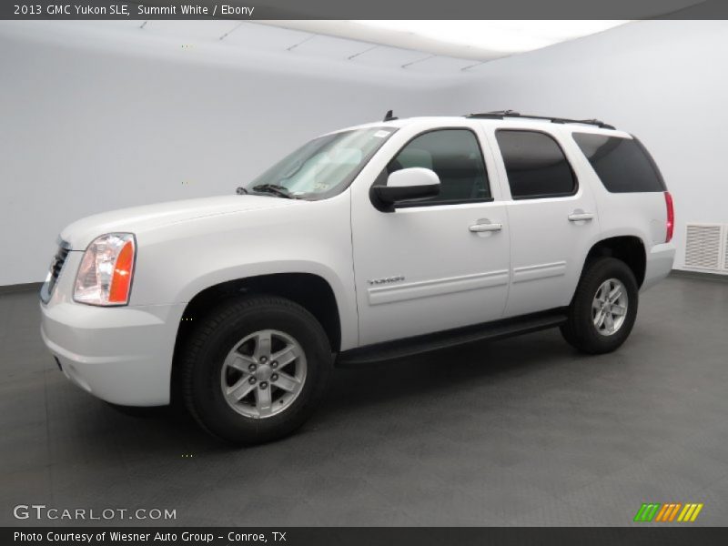 Summit White / Ebony 2013 GMC Yukon SLE