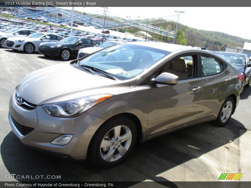 Desert Bronze / Beige 2013 Hyundai Elantra GLS