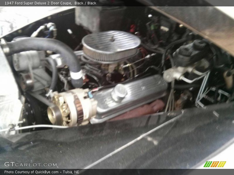 Black / Black 1947 Ford Super Deluxe 2 Door Coupe