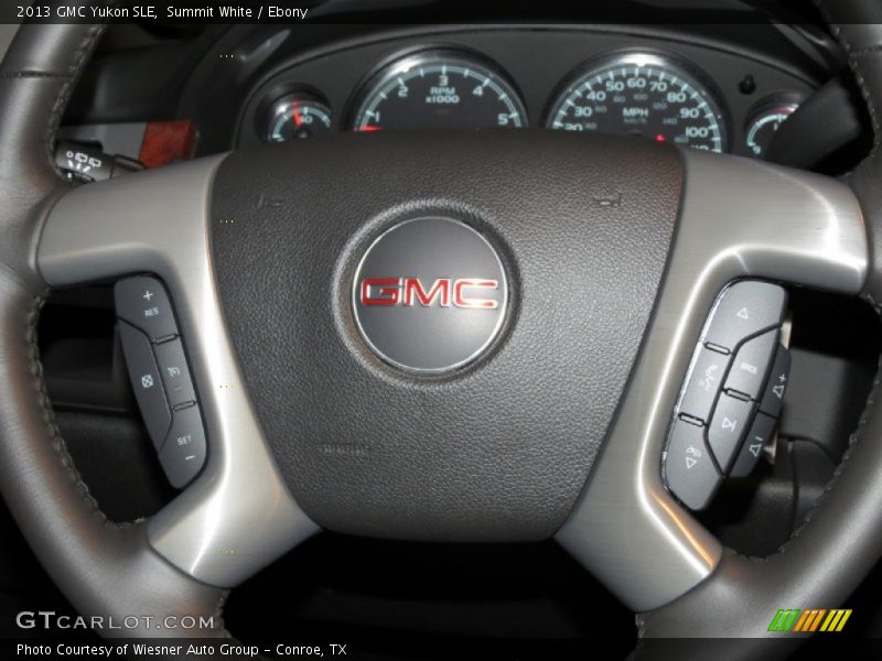 Summit White / Ebony 2013 GMC Yukon SLE