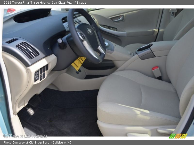 Sea Glass Pearl / Bisque 2013 Toyota Prius Three Hybrid
