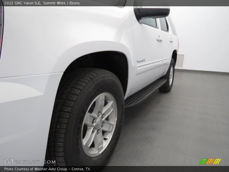 Summit White / Ebony 2013 GMC Yukon SLE