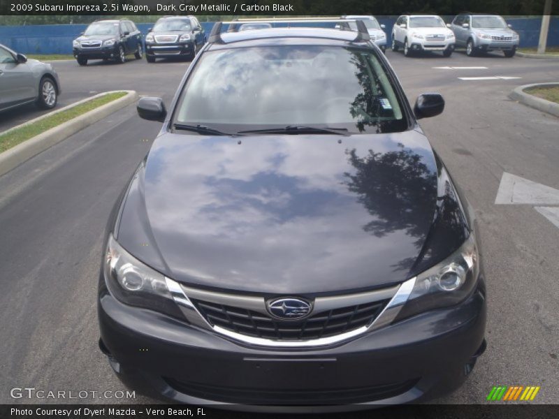 Dark Gray Metallic / Carbon Black 2009 Subaru Impreza 2.5i Wagon