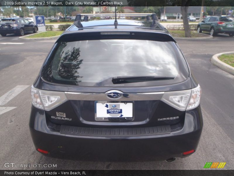 Dark Gray Metallic / Carbon Black 2009 Subaru Impreza 2.5i Wagon