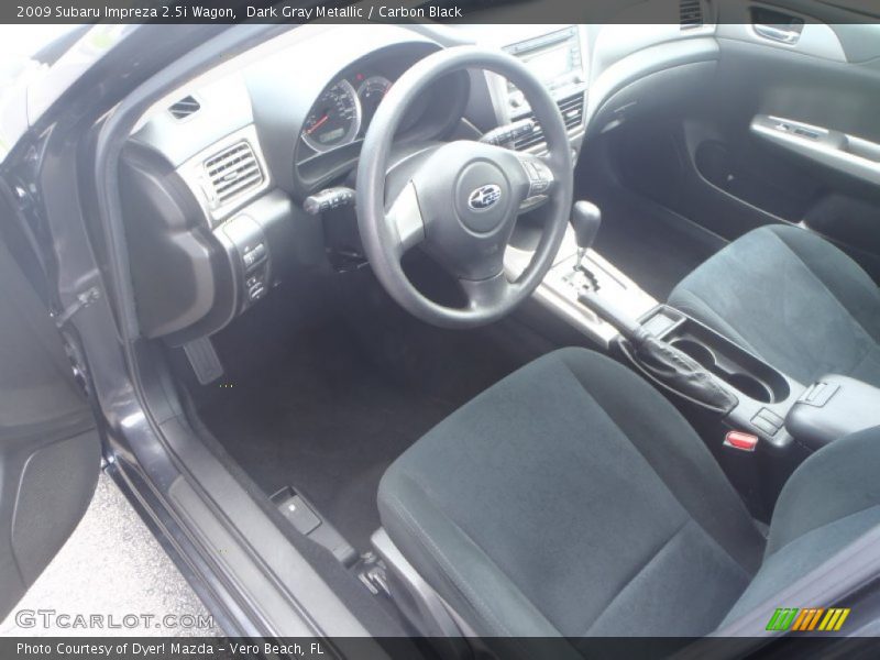 Dark Gray Metallic / Carbon Black 2009 Subaru Impreza 2.5i Wagon
