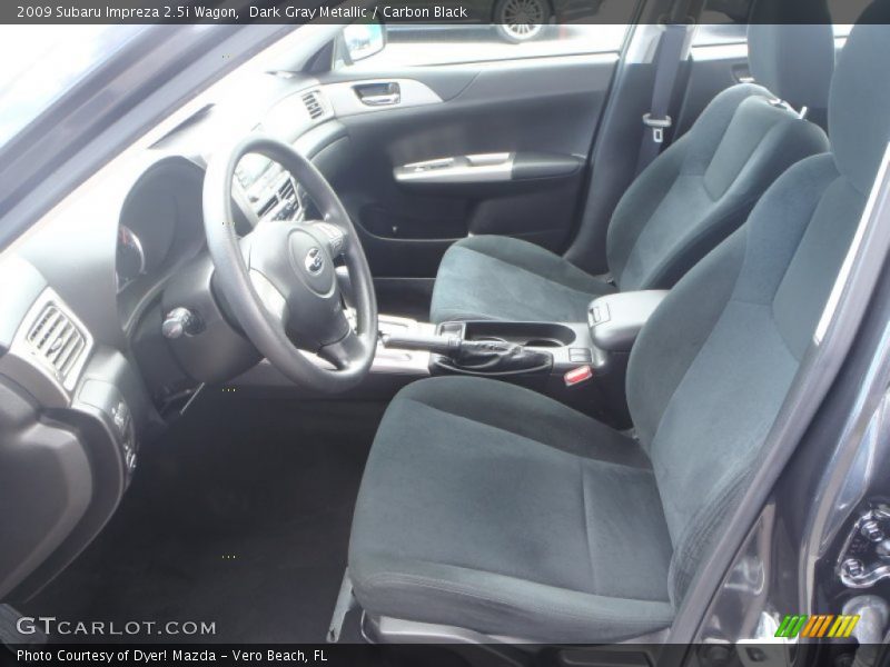 Dark Gray Metallic / Carbon Black 2009 Subaru Impreza 2.5i Wagon