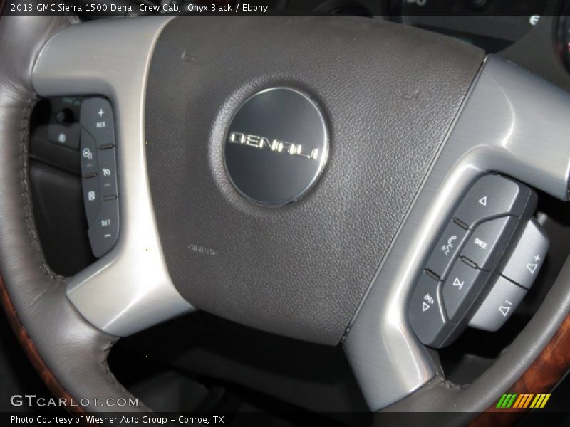 Onyx Black / Ebony 2013 GMC Sierra 1500 Denali Crew Cab