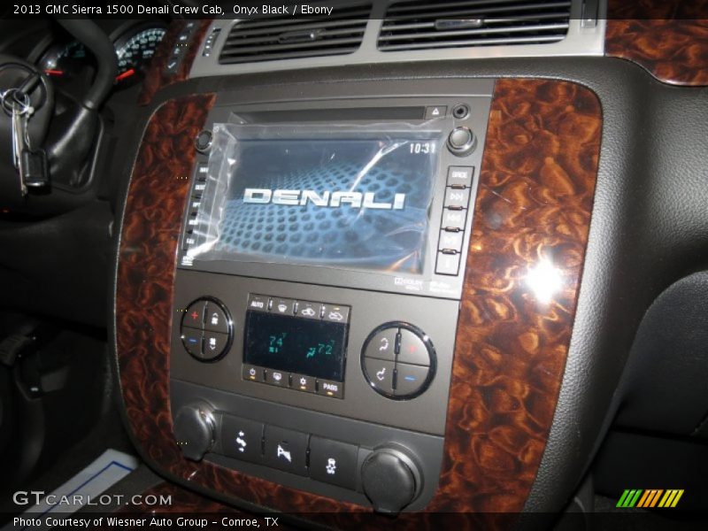 Onyx Black / Ebony 2013 GMC Sierra 1500 Denali Crew Cab